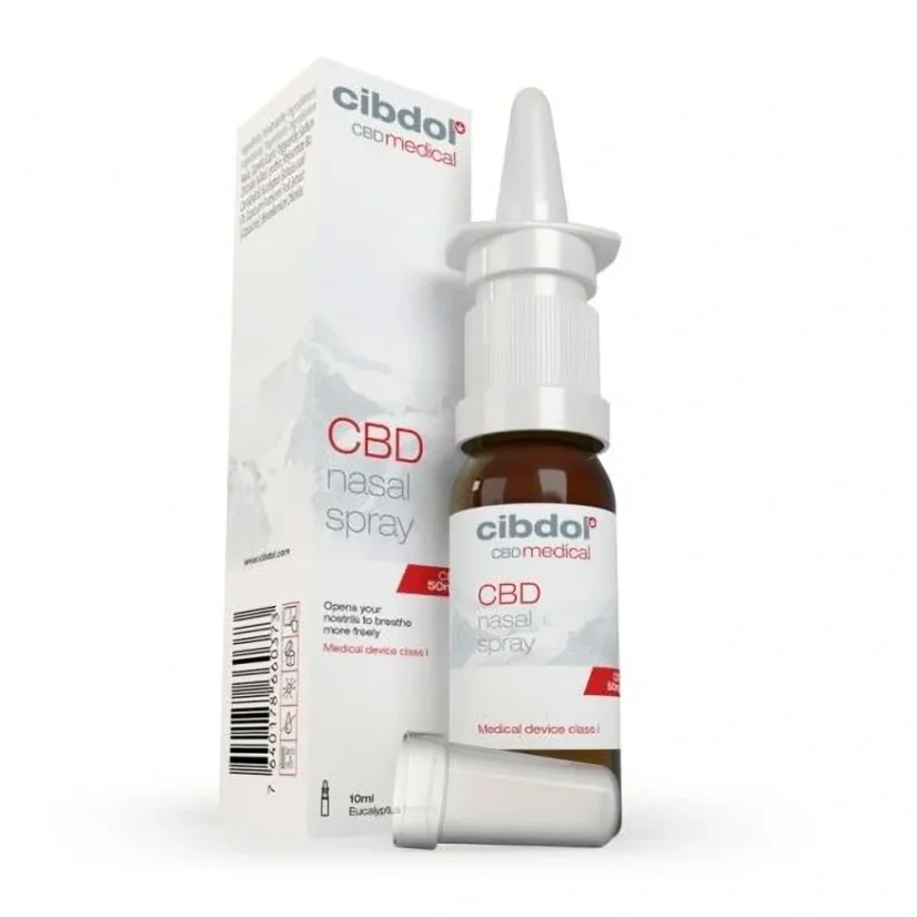 Cibdol CBD Nosní sprej, 50 mg, 10 ml