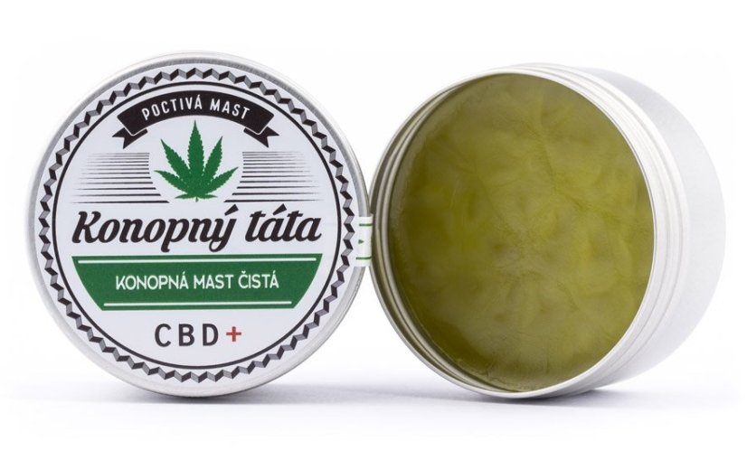 Hemp Daddy Pommade au chanvre pure, 80 ml, 90 mg CBD