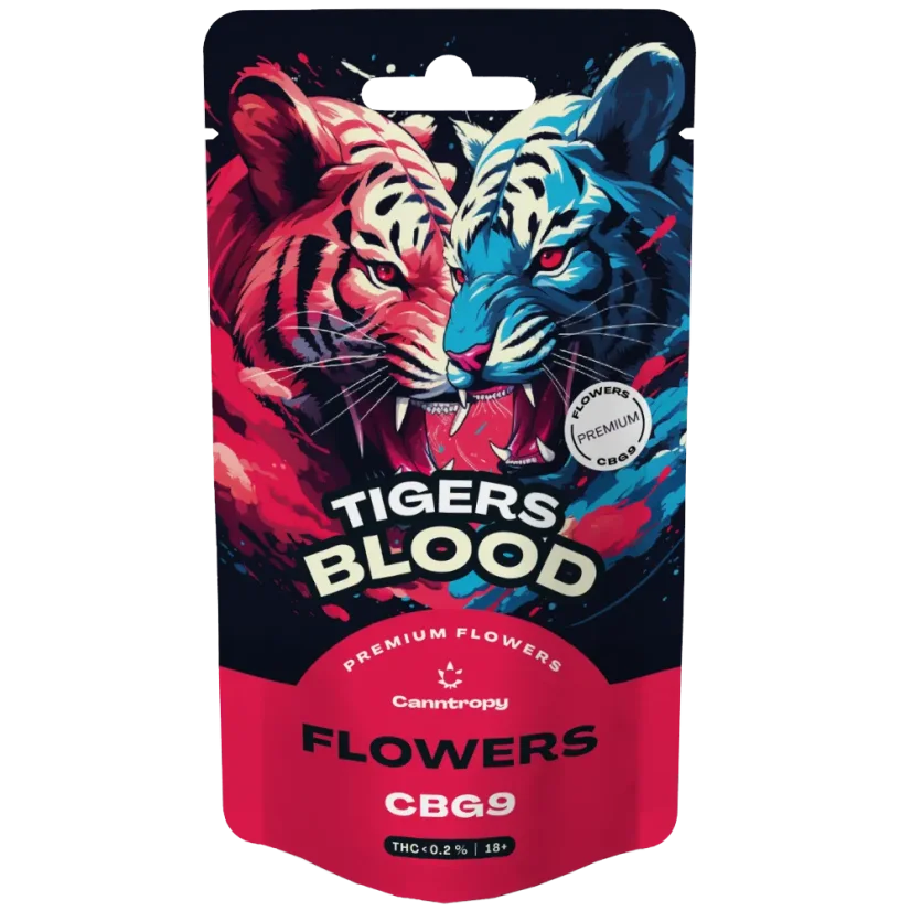 Canntropy CBG9 Flowers Tigers Blood, CBG9 85% Qualität, 1 - 100 g