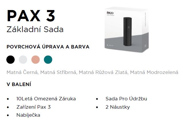 PAX 3 Salvia vaporizador - Kit completo