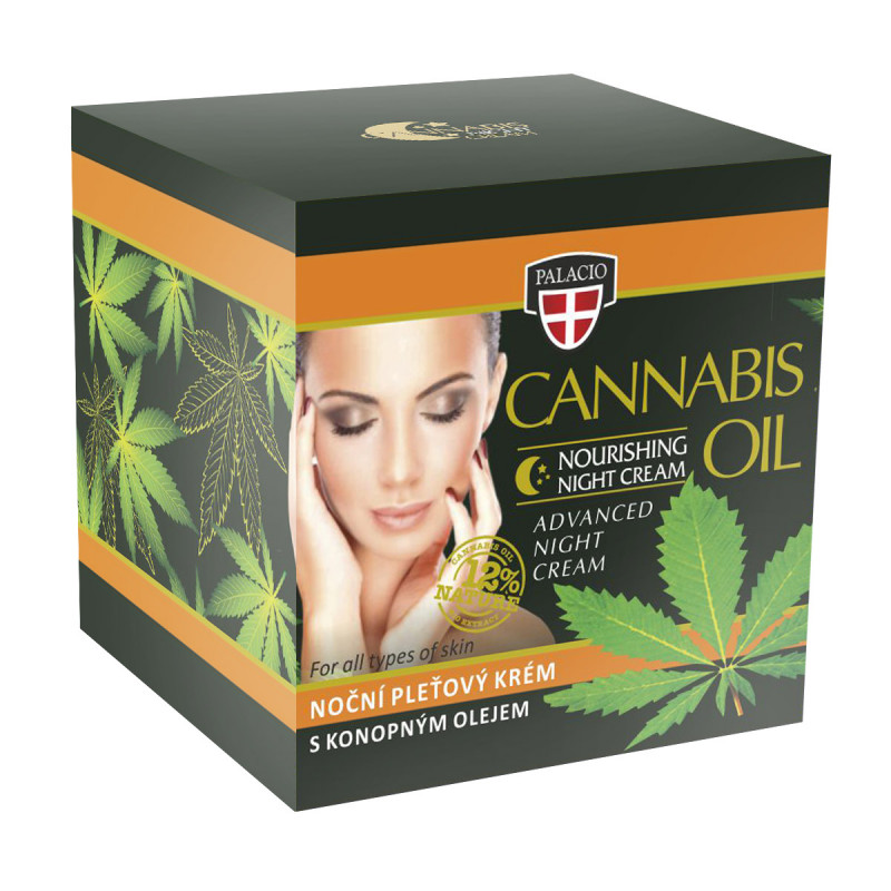 Palacio CANNABIS Cremă de noapte pentru față, 50 ml