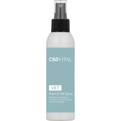 CBD VITAL Sprej pro ošetření kůže a srsti domácích mazlíčků, 150 ml