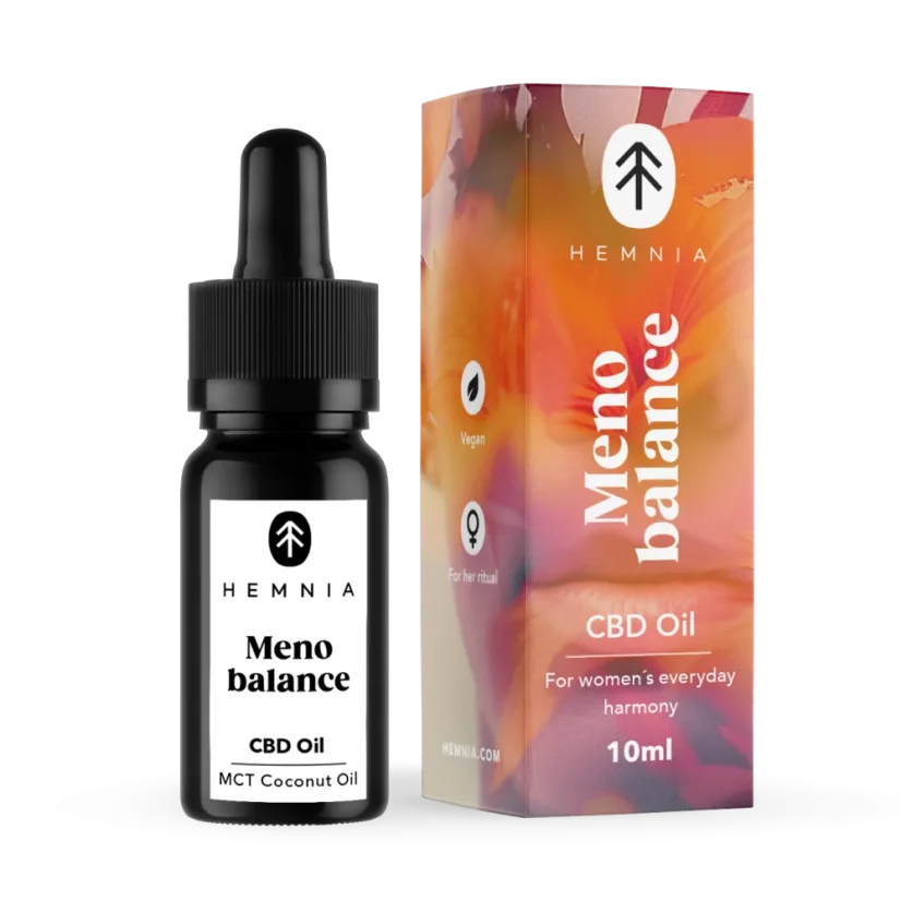 Hemnia Menobalance – Plnospektrální CBD Olej 10 %, 1000 mg, 10 ml