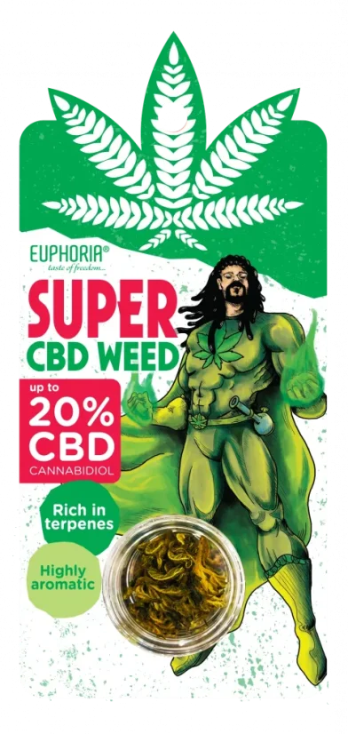 Euphoria Fleurs de CBD Super Cannabis 0,7g