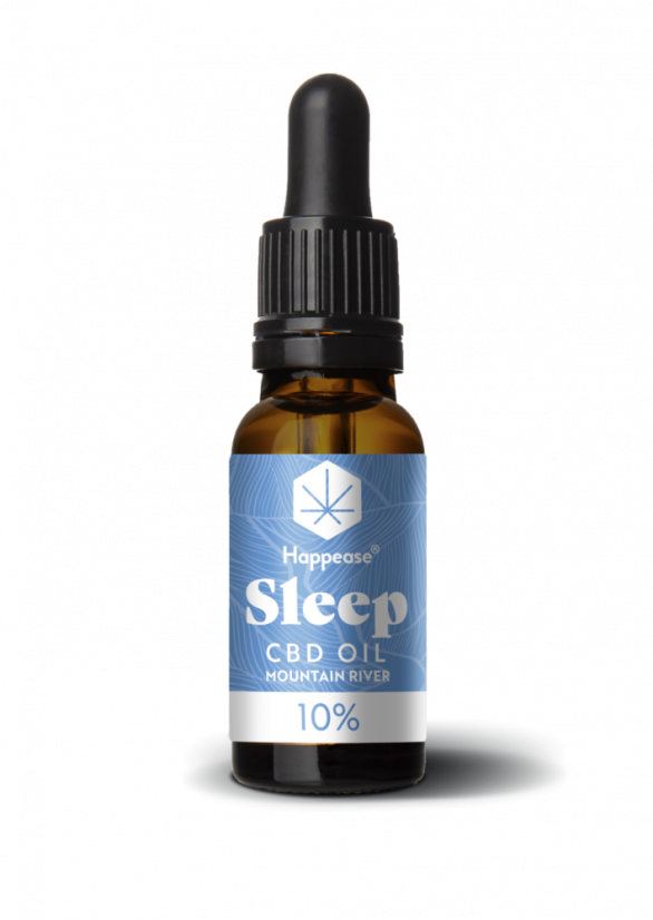 Happease Ulei CBD pentru somn Râul de munte, 10 % CBD, 1000 mg, 10 ml