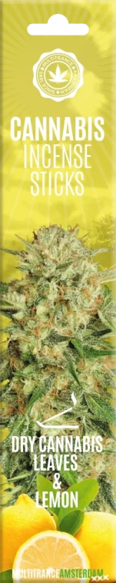 Cannabis Räucherstäbchen Trockenes Cannabis & Zitrone