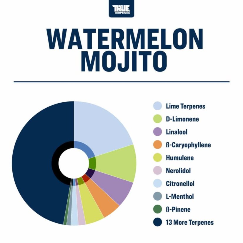 True Terpenes Mojito cu pepene verde (5 ml - 960 ml)