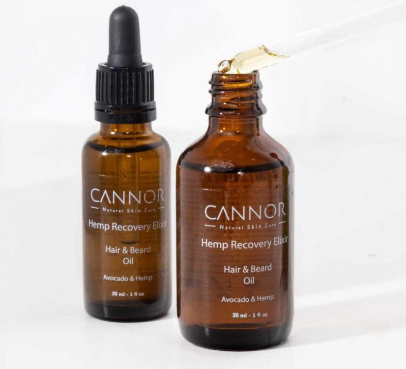 Cannor Pflegendes und beruhigendes Elixier - Öl für Haar und Bart, (50 ml)