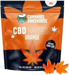 Cannabis Bakehouse CBD Gummy Leaves Orange, 18 pcs x 5 mg CBD