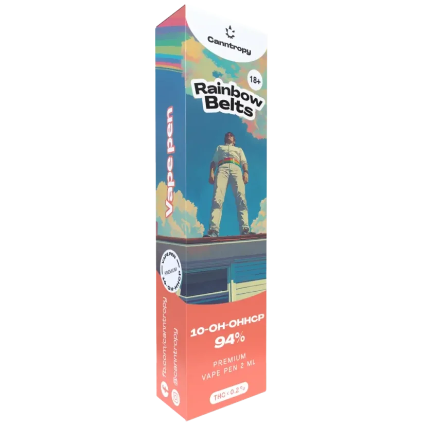 Canntropy 10-OH-HHCP Vape Pen Rainbow Belts, 10-OH-HHCP 94% Calitate, 2 ml
