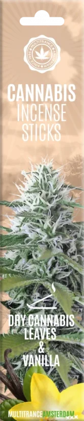 Bâtonnets d'encens au cannabis Cannabis sec et vanille