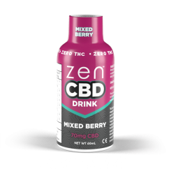 Boisson CBD ZEN - Mélange de baies, 70 mg, 60 ml