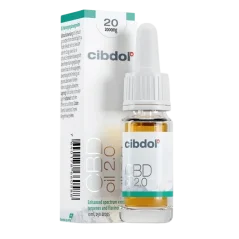 Cibdol huile de CBD 2.0 20 %, 2000 mg, 10 ml