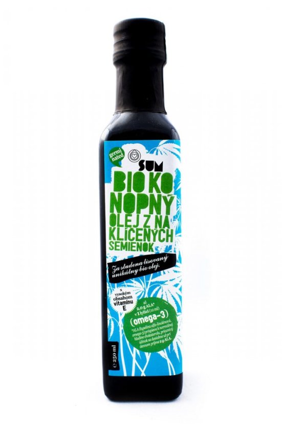 SUM Ulei de cânepă din semințe germinate BIO 250 ml