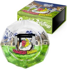 Best Buds Krištáľový popolník s darčekovou krabičkou, jahodový banán