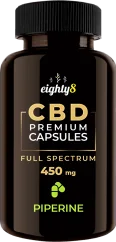 Eighty8 Kapsle Cbd & Piperine 30ks X 15mg - 450mg