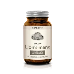 Cannaline Lions Mane Cogumelos Funcionais, 90 cápsulas