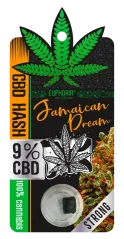 Euphoria CBD Hašišs 9% Jamaican Dream, 1 g