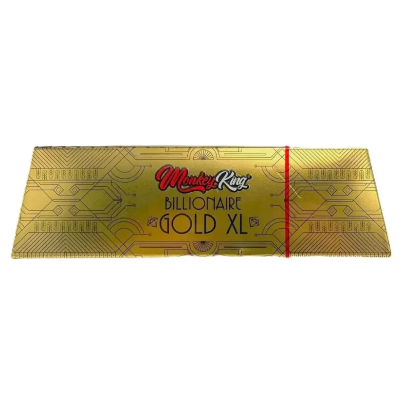 Monkey King KSS Foi de rulat cu filtre Billionaire Gold XL, 1 carnet