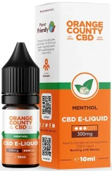 Orange County CBD E-Lichid Mentol, CBD 300 mg, 10 ml