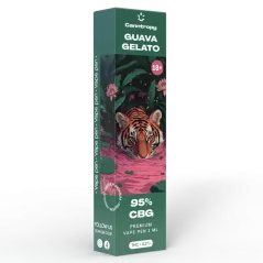 Canntropy CBG Vape Pen Guava Gelato, 95 % CBG, 1ml
