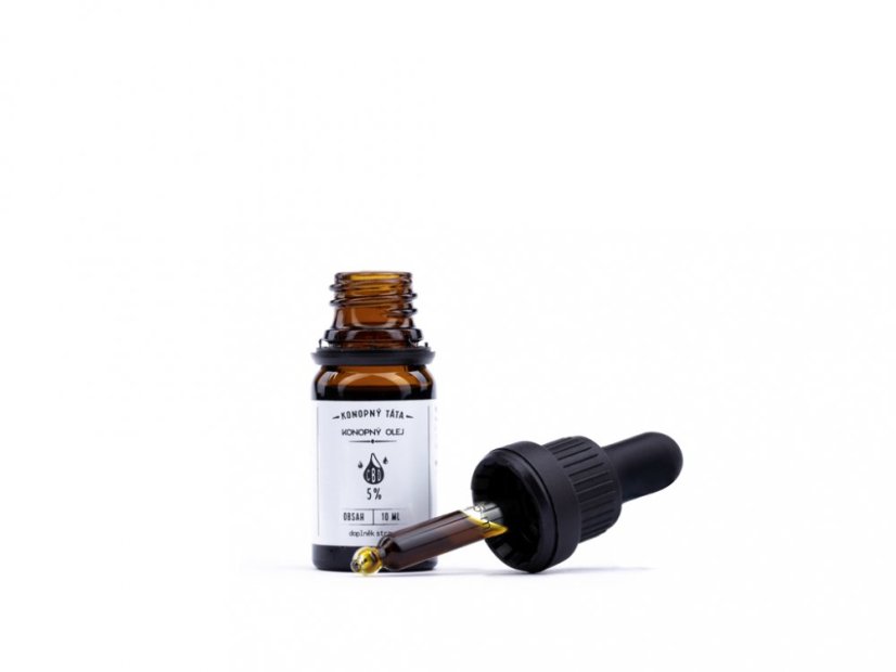 Hemp Dad CBD Huile de chanvre 5 %, 10 ml, 500 mg