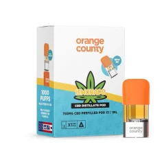 Orange County CBD Prefilled Pod Lemonade, 1 ml