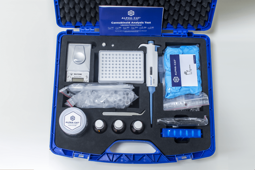 Alpha-CAT Mini-Lab Cannabinoid Testa Utrustning (80 tester)