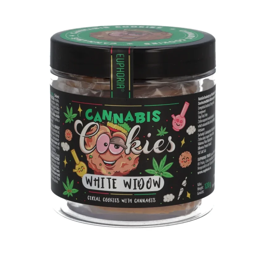 Euphoria Biscuits au cannabis White Widow, 120 g