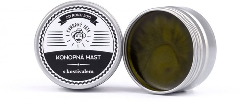 Konopný Táta Voyager Pommade de chanvre à la consoude, 17 mg CBD, 15 ml