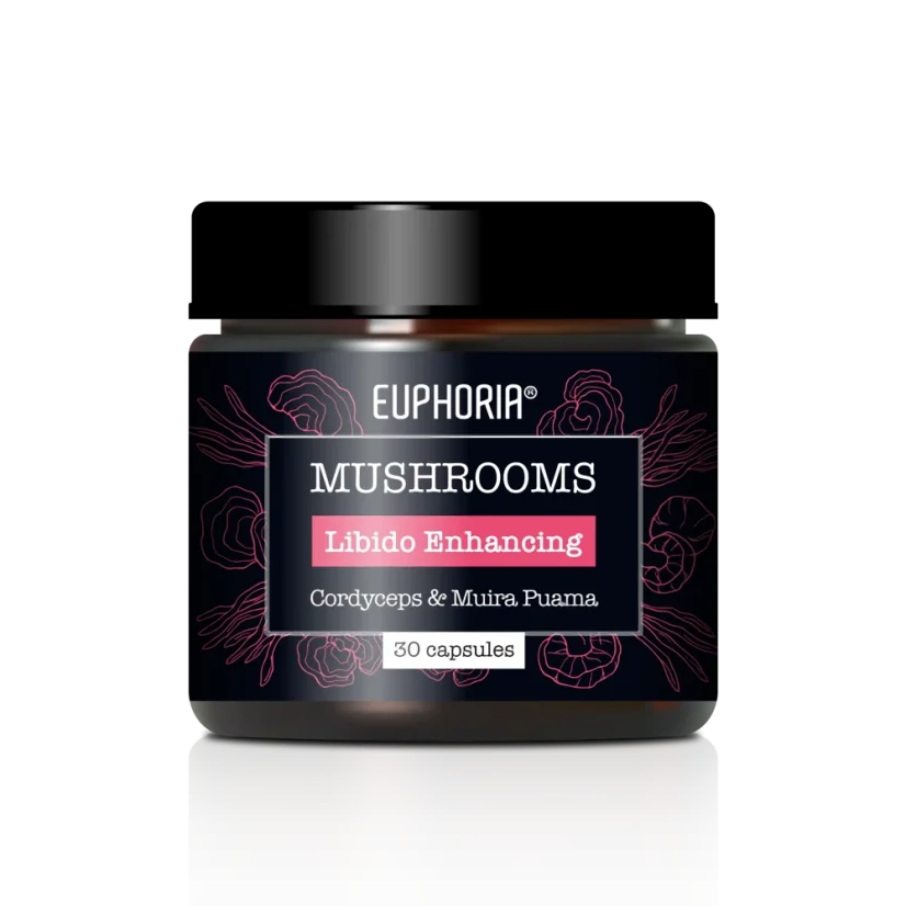 Euphoria Sēnes Libido Uzlabojošs, 30 kapsulas