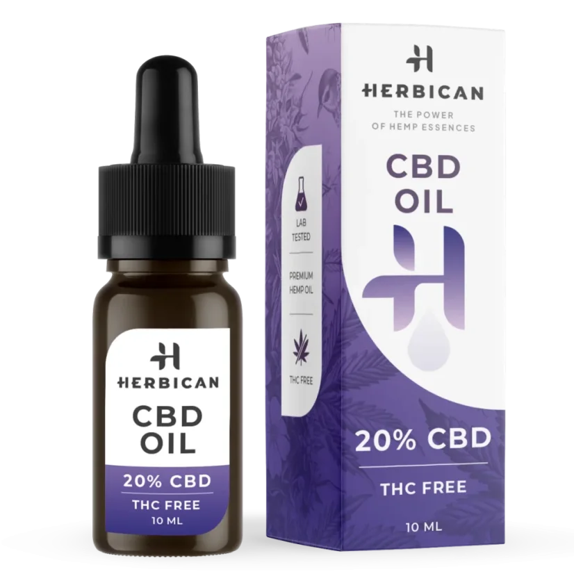 Herbican CBD-öljy THC-vapaa, 20%, 10 ml