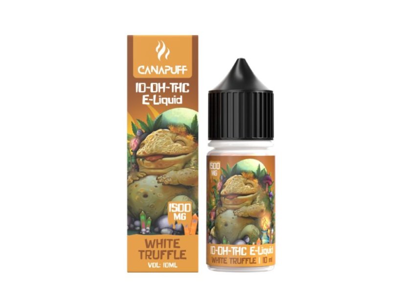 CanaPuff 10-OH-THC vloeibare witte truffel, 1500 mg 10-OH-THC, 10 ml