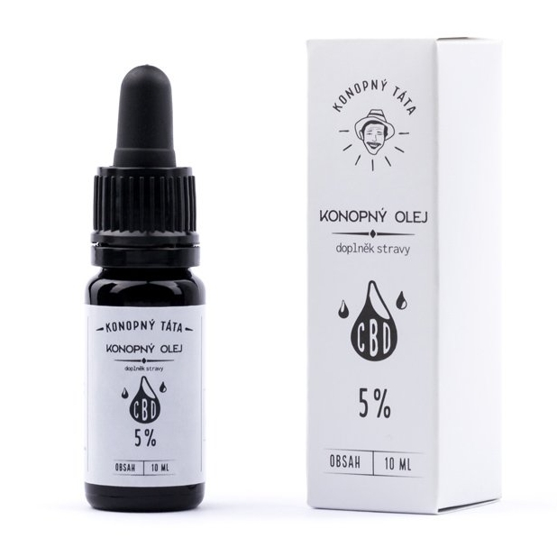 Konopný táta Chanvre CBD Pétrole 5%, 30 ml, 1500 mg