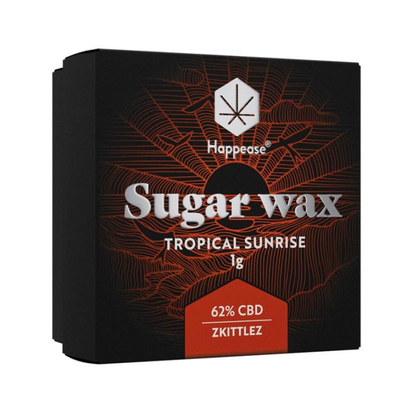 Happease - Extrage Tropical Sunrise Sugar Wax, 62% CBD, 1 g