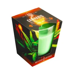 Bougie aromatique - Cannabis et bois de santal