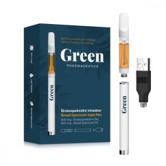 Green Pharmaceutics Laaja-alainen inhalaatiosarja - Alkuperäinen, 500 mg CBD:tä, 1 ml