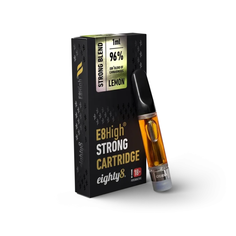 Cartouche Eighty8 E8High Citron, 96 % E8High, 1 ml