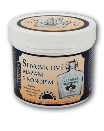 Untură de prune Herbavera cu cânepă, 500 ml