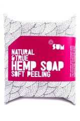 SUM jabón de cáñamo peeling suave Natural & True 80 g