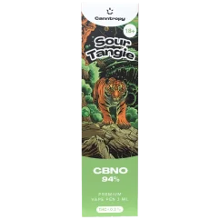 Canntropy Vape pero za enkratno uporabo CBNO Sour Tangie, CBNO 94% kakovost, 1 ml