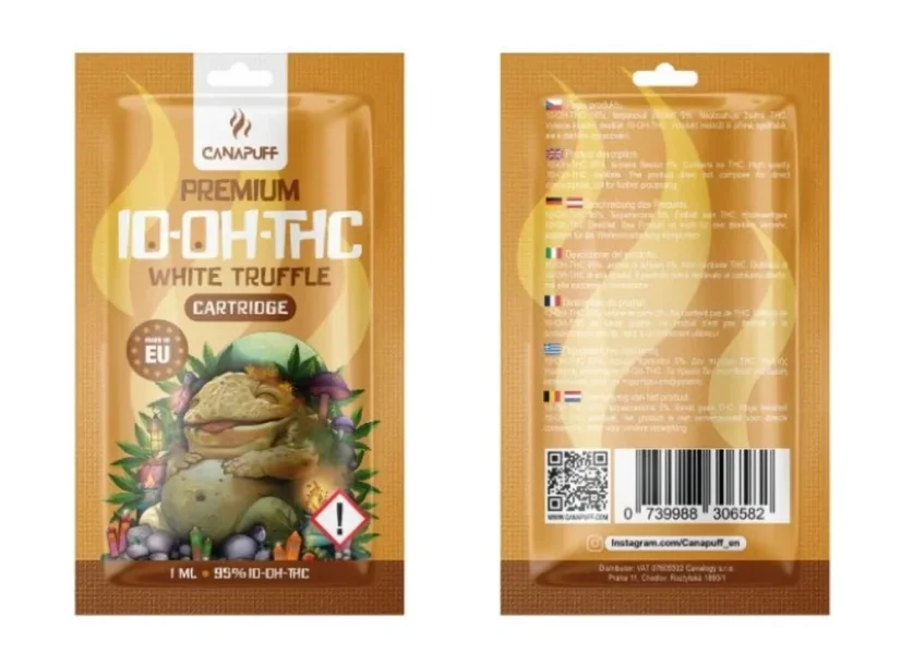 CanaPuff 10-OH-THC Kartusche Weißer Trüffel, 10-OH-THC 95 %, 1 ml