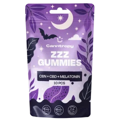 Canntropy CBN + CBD + Melatonin gumeni bomboni za spavanje 10 kom x 5 mg, 20 g