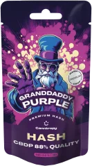Canntropy CBDP Hash Granddaddy Purple, CBDP 88% qualité, 1 g - 100 g