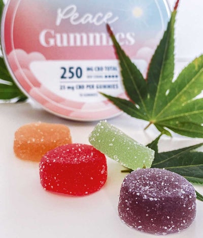 Harmony Peace CBD Gummies, 10pcs, 250 mg CBD