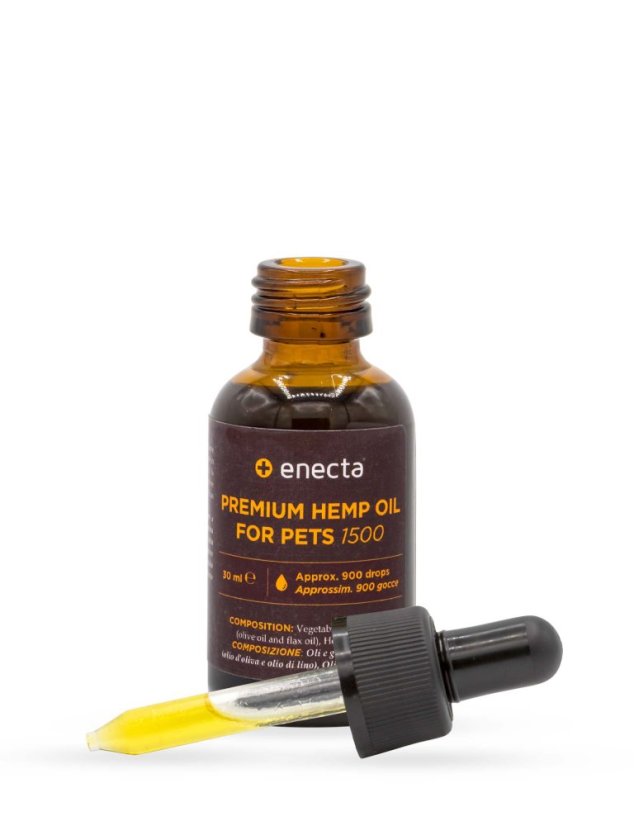 Enecta Chanvre CBD pétrole pour les animaux 5%, 4500mg, 90 ml