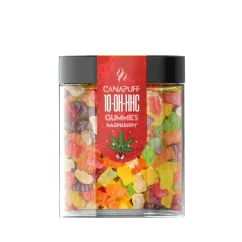 CanaPuff Gomitas de 10-OH-HHC Frambuesa, THC menos del 0 %, 10 - 50 uds.