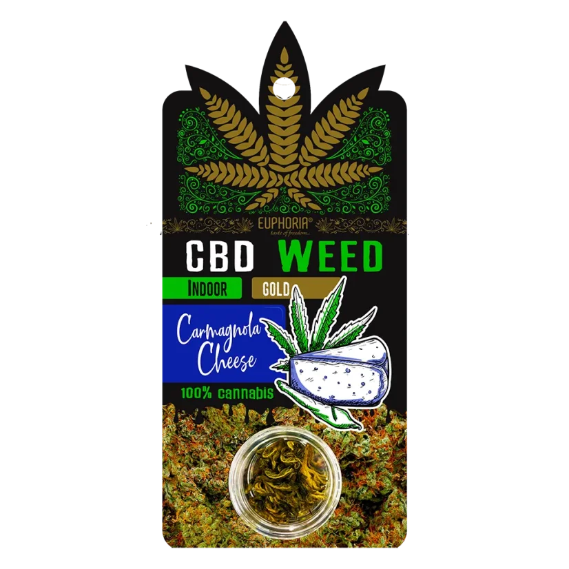 Euphoria CBD Weed Gold Carmagnola Cheese, 0,7 g