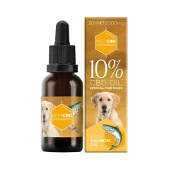 MediCBD CBD olaj kutyáknak lazacolajjal, 10% CBD, 3000 mg, 30 ml