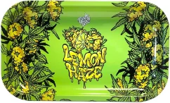 Best Buds Bandeja de liar de metal Lemon Haze larga, 16x27 cm